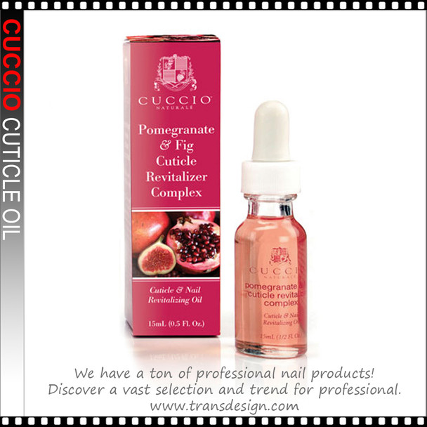 CUCCIO-Natural Cuticle Revitalizer Oil Pomegranate & Fig 0.5oz